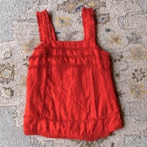 J Crew Linen Fringe Tank 00